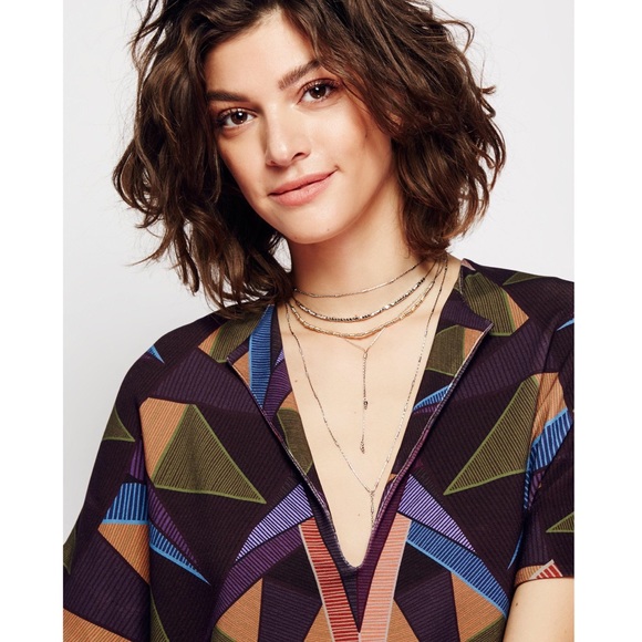 Free People Jewelry - NWT Free People Secret Gardens Metallic Bolo